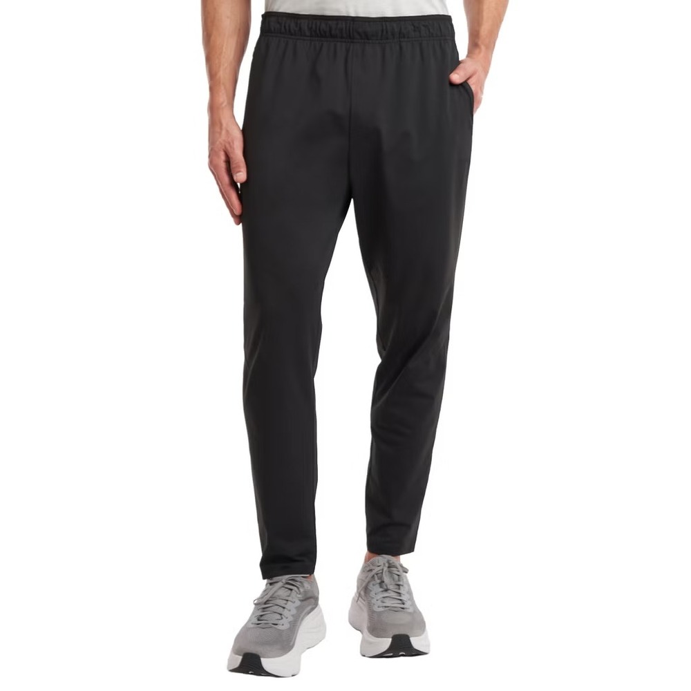 RVCA Mens Active Pant Black Size Large Slim Fit Tapered Jogger NEW